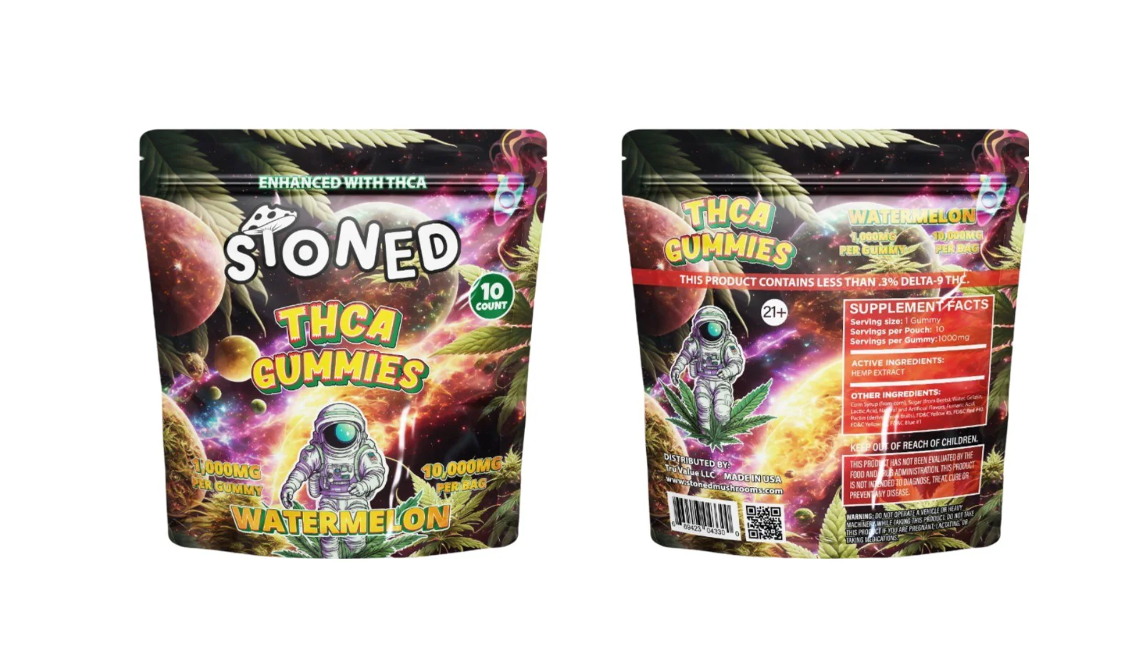 THCA GUMMIES Watermelon Flavor 10