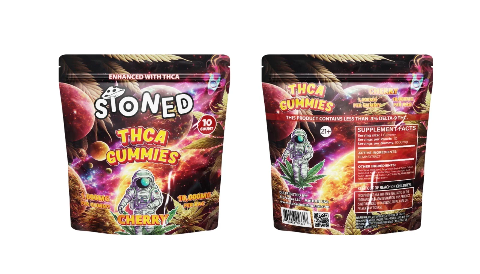 THCA GUMMIES Cherry Flavor 10