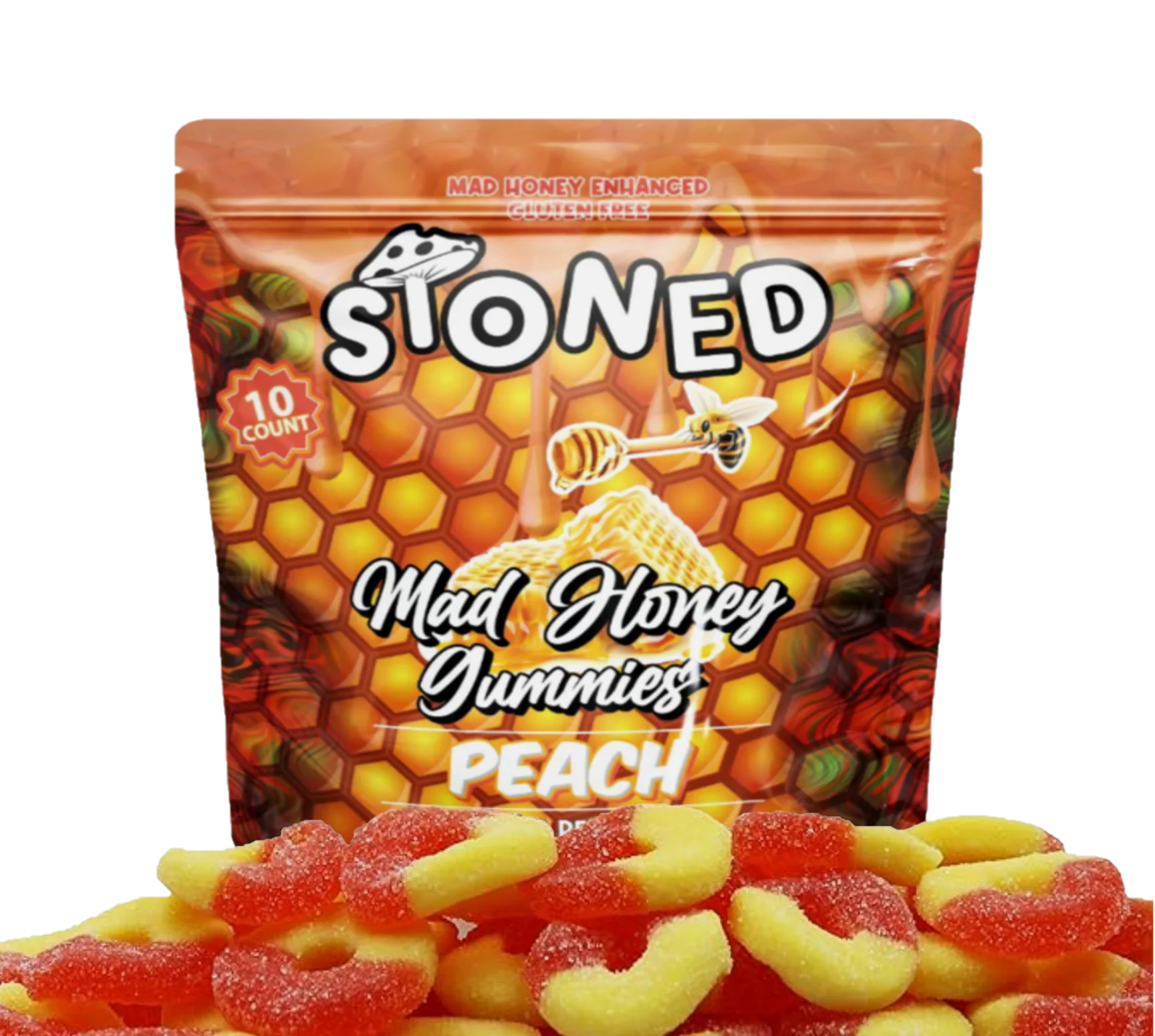 Mad Honey Gummies Peach Flavor